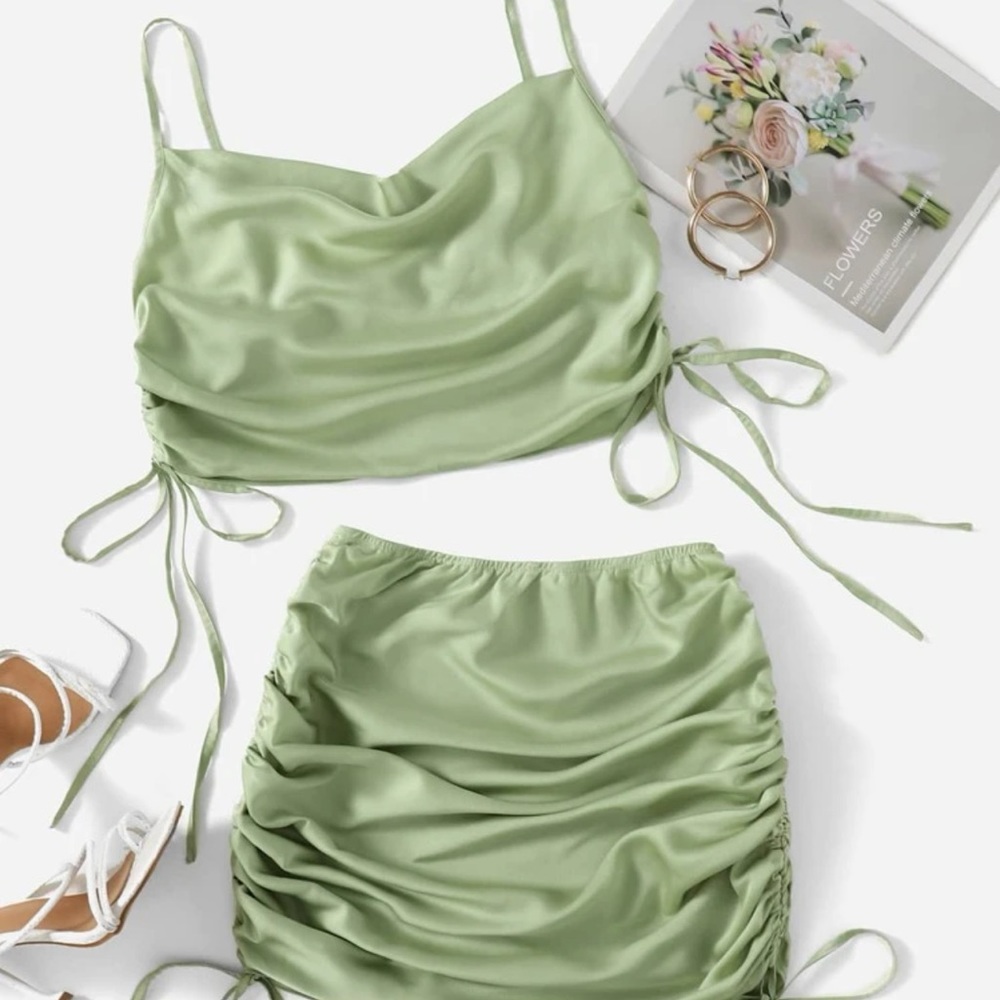 Shein green set